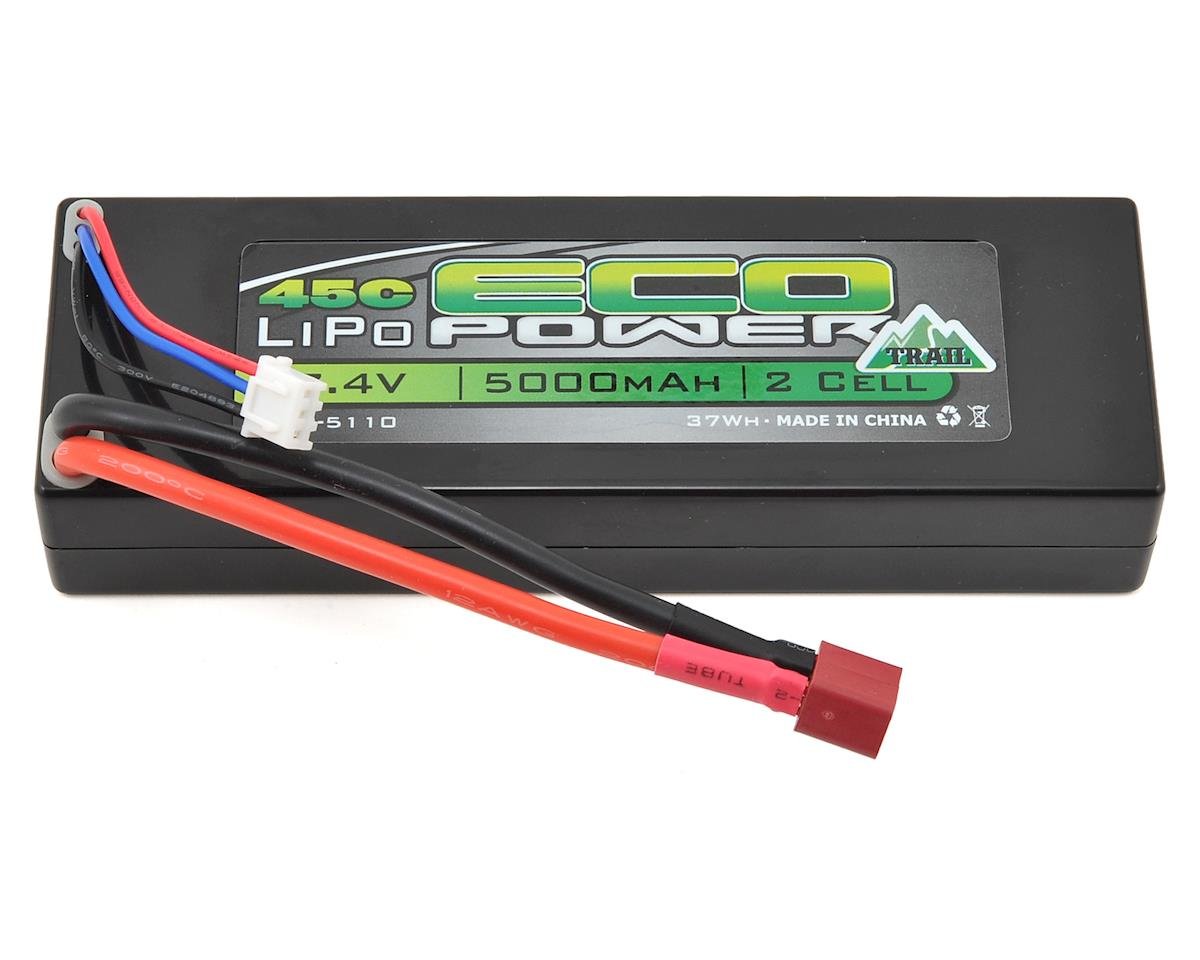 EcoPower 2S 45C Hard Case LiPo Battery 5110