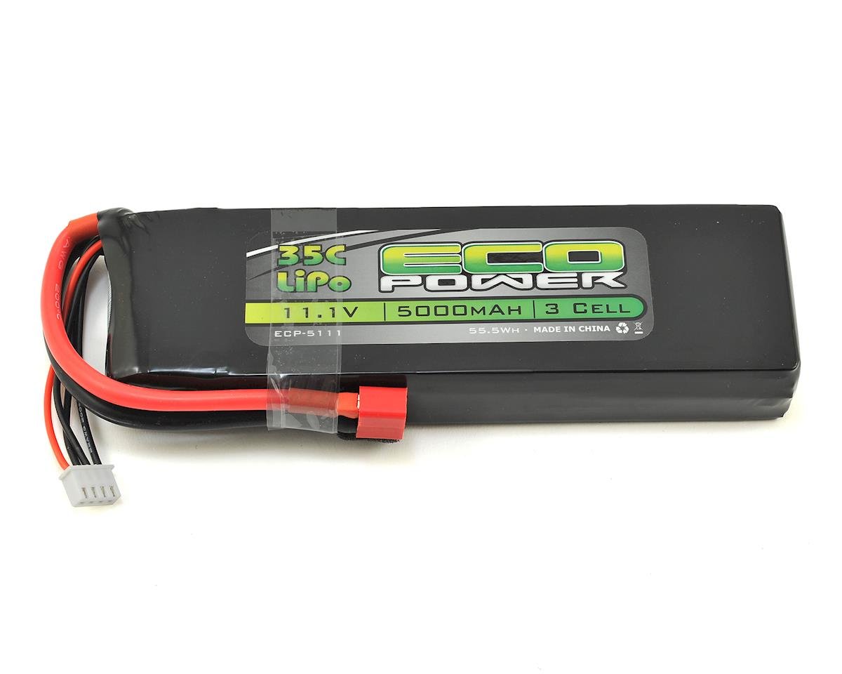 EcoPower 3S LiPo 35C Battery with T-Style Connector 5111