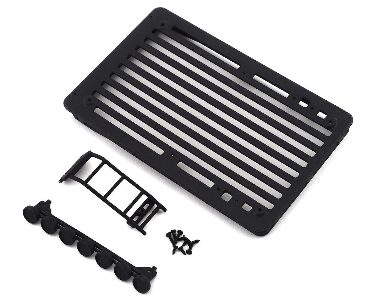 RC4WD Axial SCX24 Jeep Wrangler Roof Rack with Light Set & Ladder RC4VVVC1044
